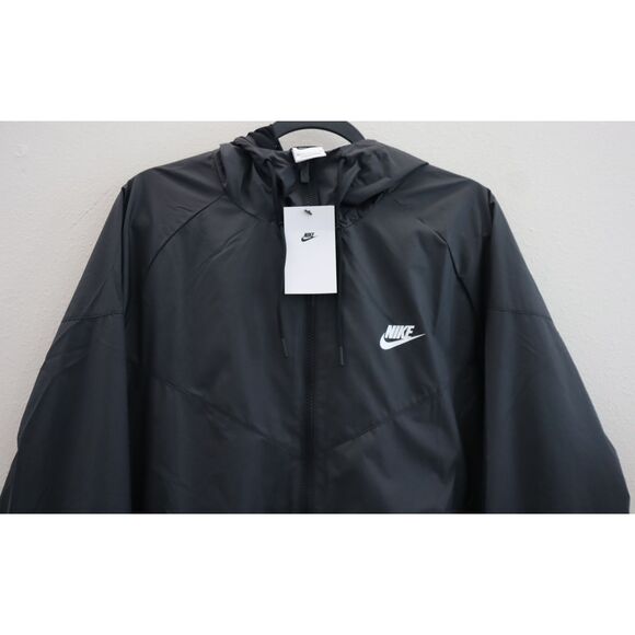 Nike 727324-010 Men's Sz XL Black Windrunner Hooded Mesh Lined Track Jacket - Picture 5 of 12
